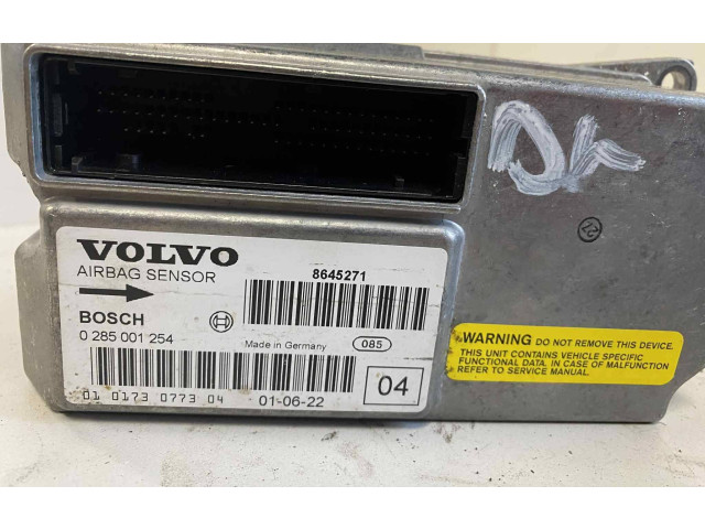 Блок подушек безопасности 8645271, 0285001254   Volvo V70