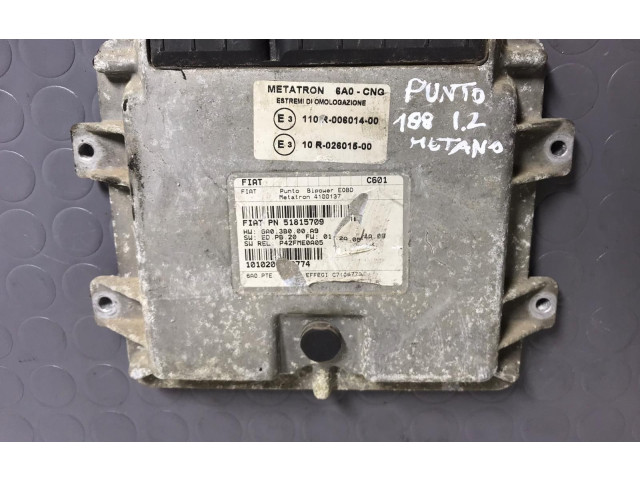 Řídící jednotka 51815709, 4100137   Fiat Punto (199) 2007