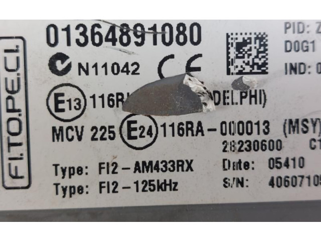 Sonstige Steuergeräte / Module 01364891080, 01364891080   Fiat Qubo