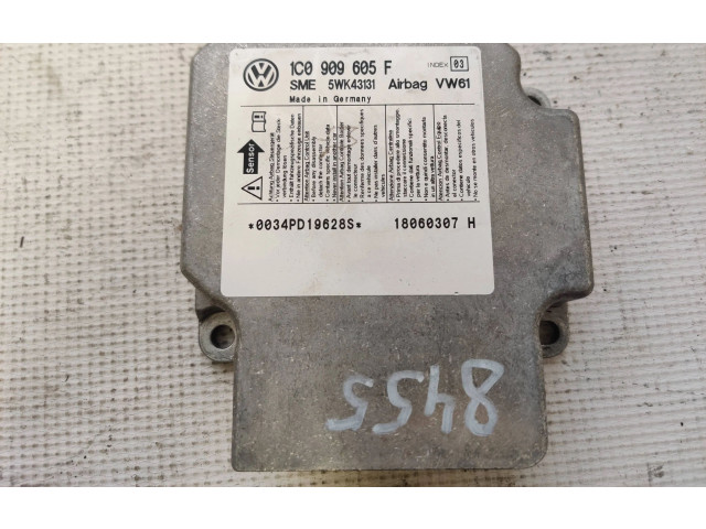 Блок подушек безопасности 1C0909605F, 5WK43131   Volkswagen Transporter - Caravelle T5