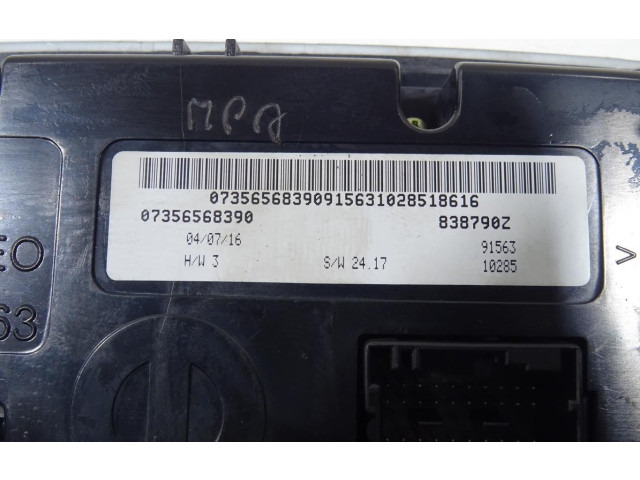 Блок управления климат-контролем 735656839   Fiat 500X