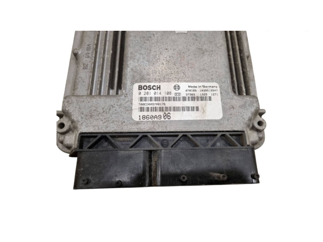 Блок управления двигателя 0281014108, 1860A906 Mitsubishi Outlander