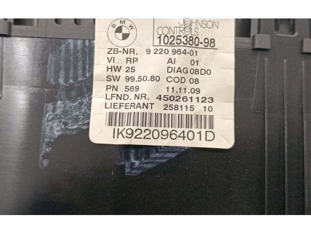 Přístrojová deska BMW X1 E84 2011 9220964