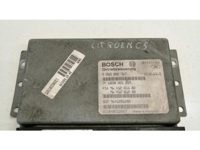 Блок управления двигателя 0260002767, 6058001119   Citroen C5