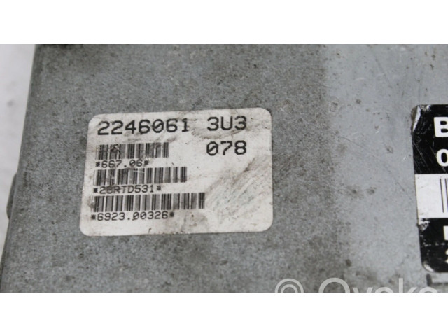 Řídící jednotka 0281001243, 2242212 BMW 3 E36 1991