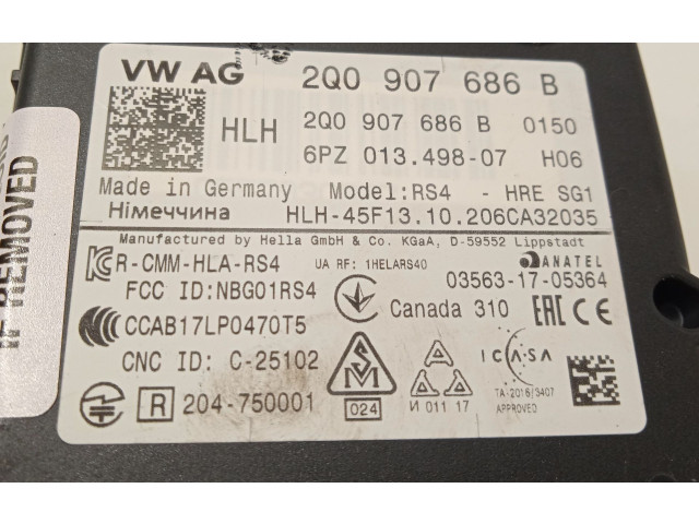 Блок управления 2Q0907686B Skoda Karoq