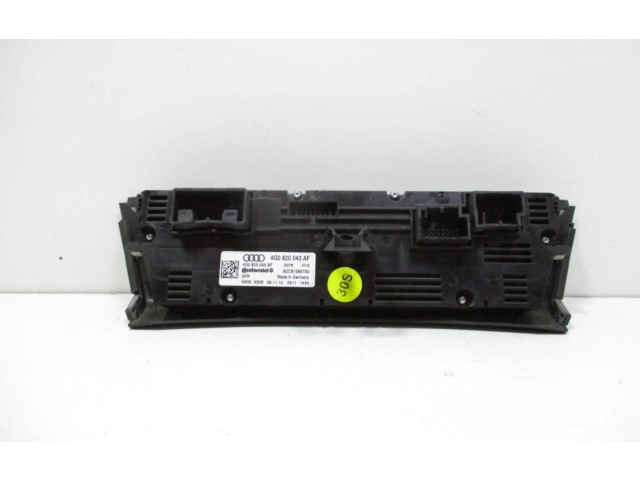 Блок управления климат-контролем 4G0820043AF Audi A6 Allroad C7