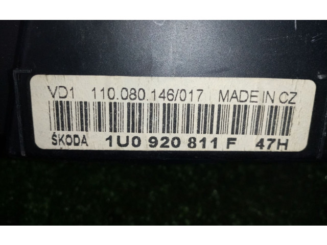 Панель приборов    Skoda Octavia Mk1 (1U)       