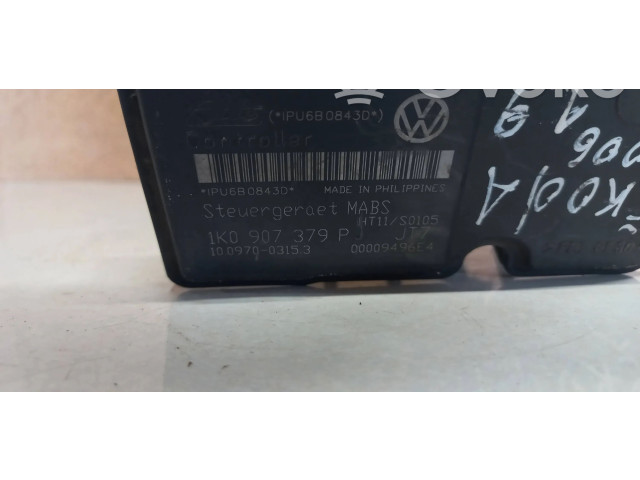 Блок АБС 1K0907379P   Skoda  Octavia Mk2 (1Z)  2004 - 2013 года