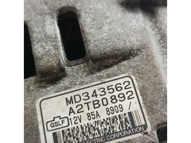 Генератор MD343562, A2TB0892   Mitsubishi Space Star      