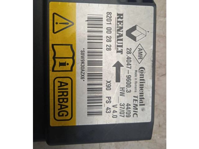 Блок подушек безопасности 8201002828, CENTRALITAAIRBAG   Renault Sandero I