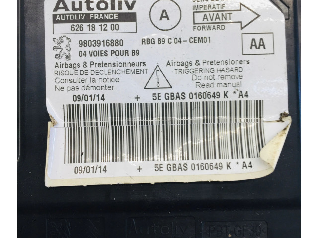 Блок подушек безопасности 9803916880 Citroen Berlingo