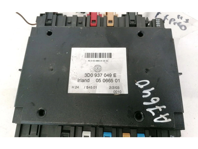 Блок комфорта 3D0937049E, 05066501 Volkswagen Phaeton