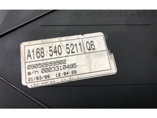 Přístrojová deska Mercedes-Benz A W168 1999 A1685405211