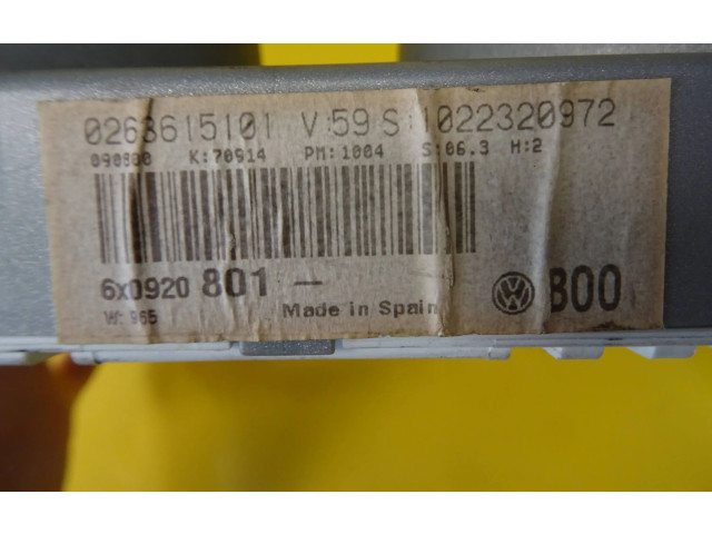 Панель приборов 6X0920801   Volkswagen Lupo       