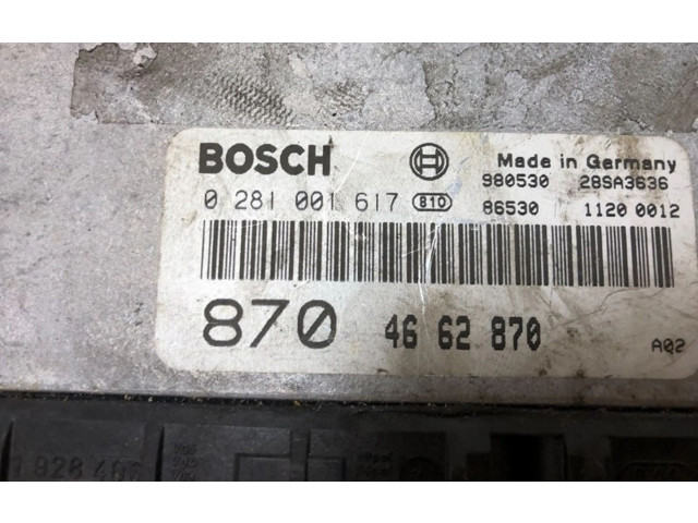 Řídící jednotka 0281001617, 0281001617 Saab 9-3 Ver1 1998