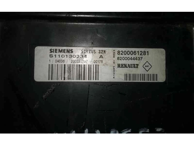 Блок управления 8200061281, 0090047 Renault Clio II