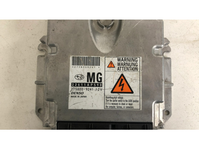 Блок управления двигателя 22611AP590, 2758009241 Subaru Outback