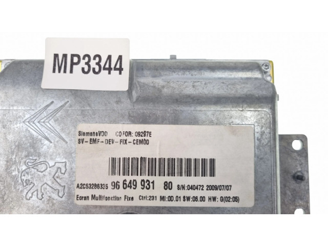 Дисплей 966493180, A2C53286335 Citroen C5