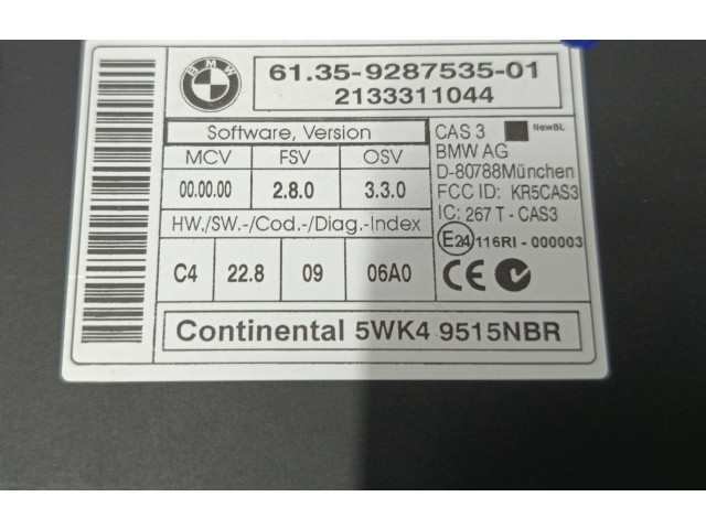 Комплект блоков управления 9287535, 8519663 Mini Cooper Countryman R60