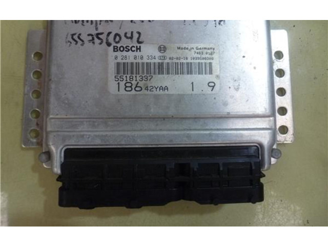 Řídící jednotka 281010334, 55181337 Fiat Multipla 2001