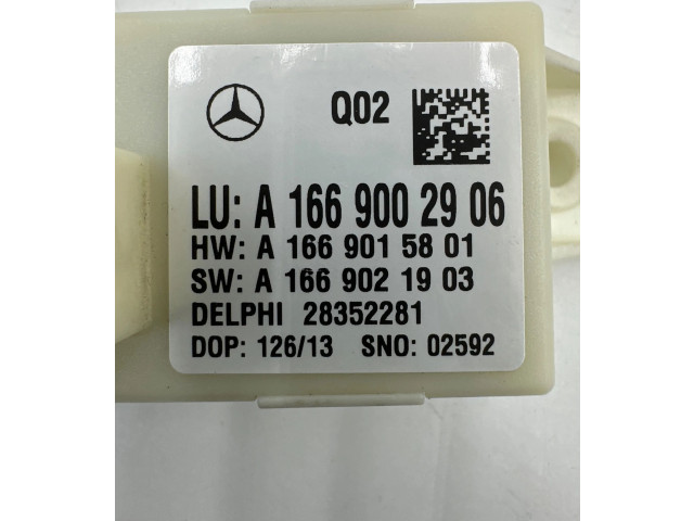 Turbodmychadlo Модуль фонарей A1669002906, A1669015801 Mercedes-Benz GL X166