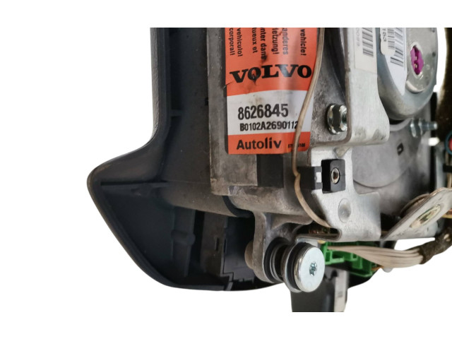 Подушка безопасности водителя 8626845, B0102A2690112   Volvo V70