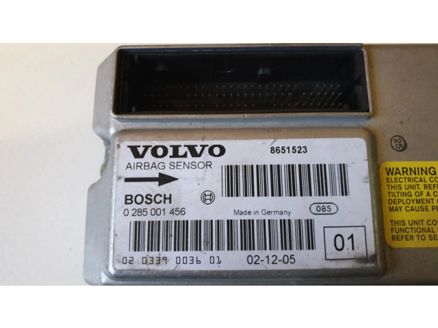 Блок подушек безопасности 8651523, 0285001456   Volvo S80