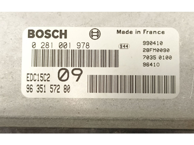 Включатель скорости стеклоочистителей 9635157280, 0281001978 Citroen Xantia