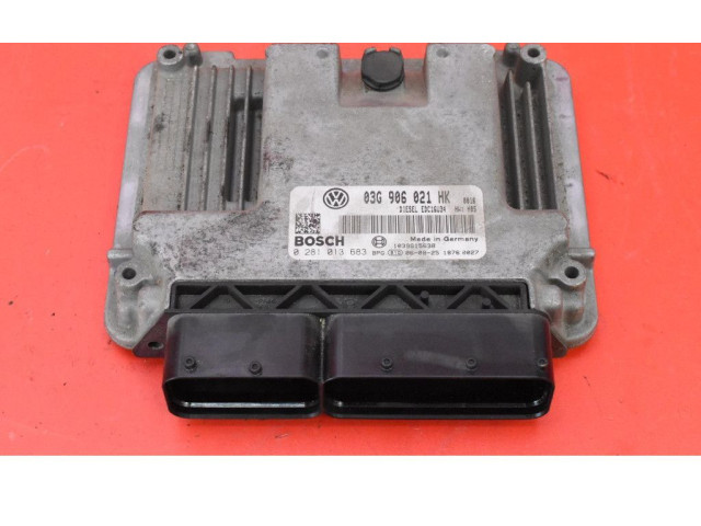 Блок управления двигателем Блок управления 03G906021HK, 03G906021HK   Volkswagen Cross Touran I