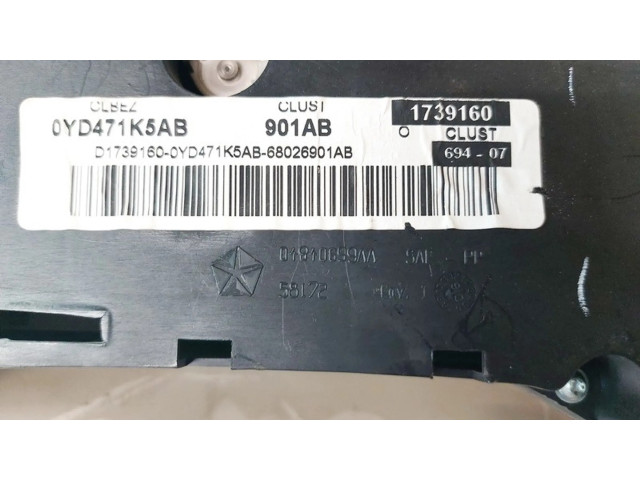 Přístrojová deska Dodge Caliber 2008 04840659aa, 0yd471k5ab