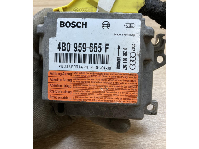 Блок подушек безопасности 4B0959655F, 0285001267 Audi A3 S3 8L