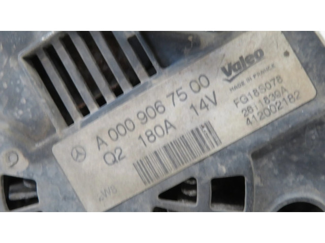 Генератор A0009067500   Mercedes-Benz E C207 W207 3.0     