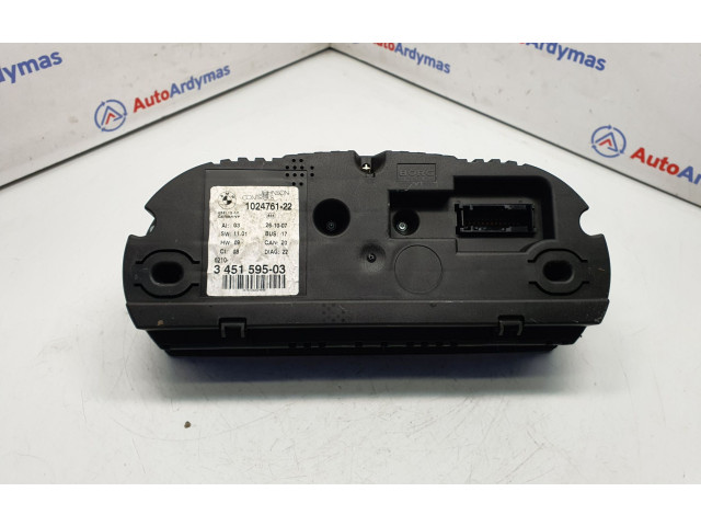 Панель приборов 3451595, 62103451595 BMW X3 E83