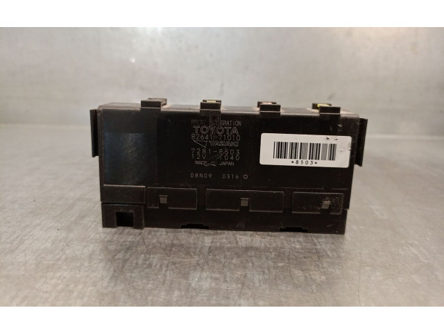 Pojistková skříňka 8264171010, 72818503YAZAKI Toyota Prius (XW30) 2012