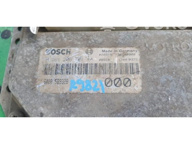 Блок управления двигателем Блок управления 0261206701, 6000589328. Dacia Nova