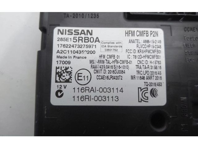 Řídící jednotka 285E15RB0A Nissan Micra 2017