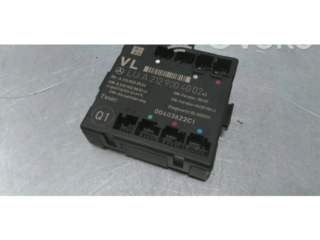 Блок управления дверью A2129004002, A2129004014 Mercedes-Benz GLK (X204)