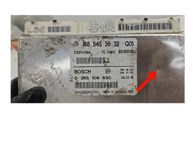 Блок управления АБС 1685453532, 0265109630   Mercedes-Benz A W168