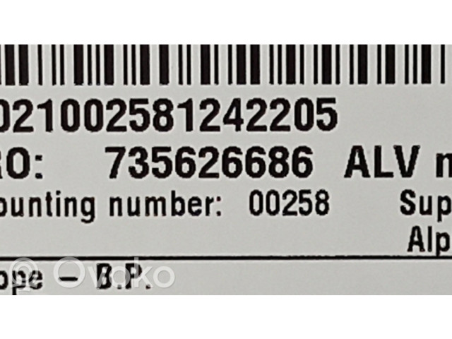Подушка безопасности для колен 735626686   Fiat 500