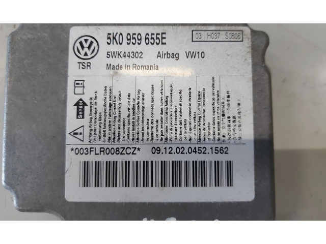 Блок подушек безопасности 5K0959655E, 5K0959655E Volkswagen Golf VI