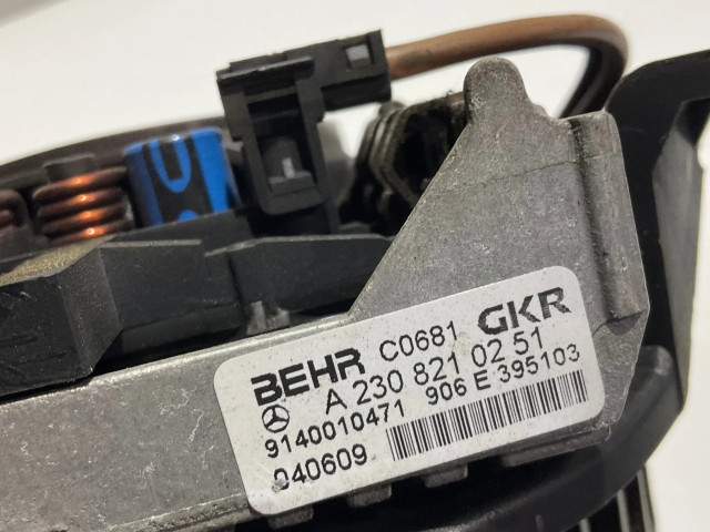 Вентилятор печки    A2308210251, 2308210251   Mercedes-Benz E W211