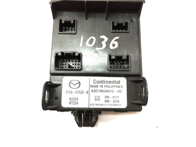 Комфортный модуль D10A675Z0B Mazda CX-3 S5