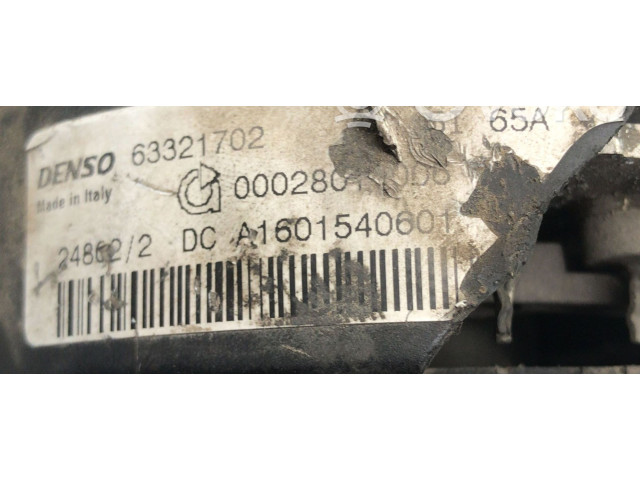 Генератор A1601540601, A1601540601 Smart ForTwo I