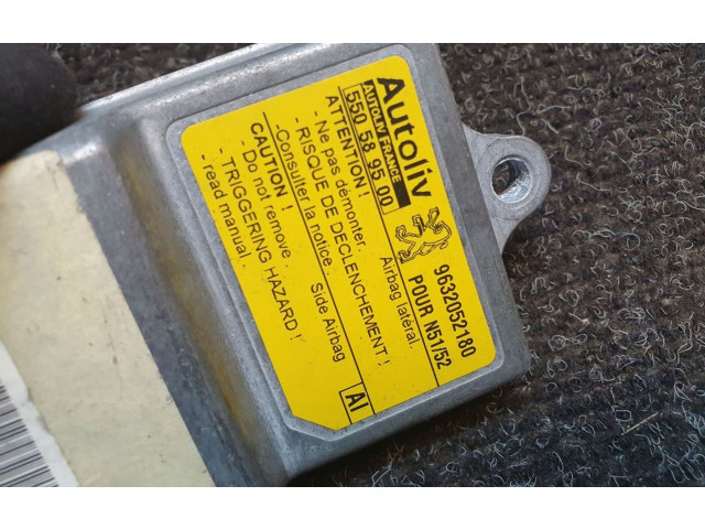 Блок управления надувных подушек 550589500, 9632052180 Peugeot 306