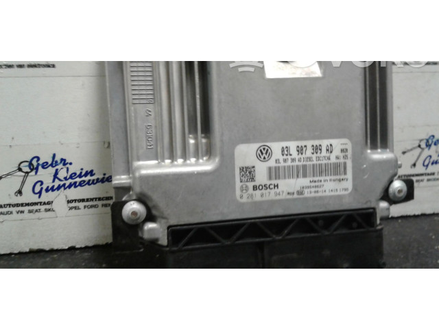 Řídící jednotka 03L907309AD, 0281017947   Volkswagen Tiguan 2014