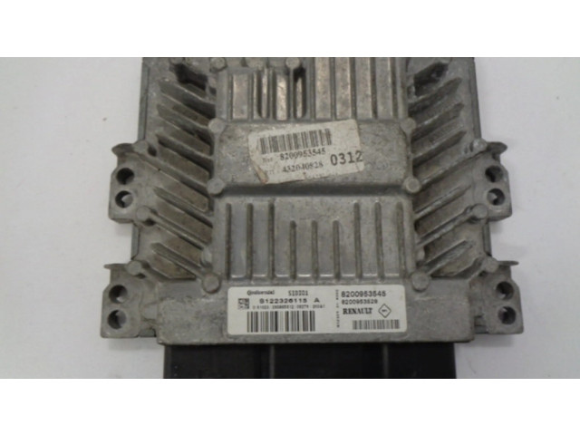 Блок управления двигателя 8200953545, 8200953529   Renault Kangoo II
