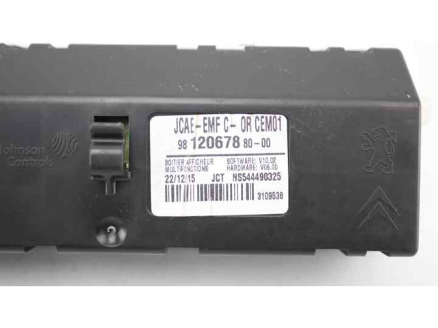 Дисплей 9812067880 Citroen C-Elysée