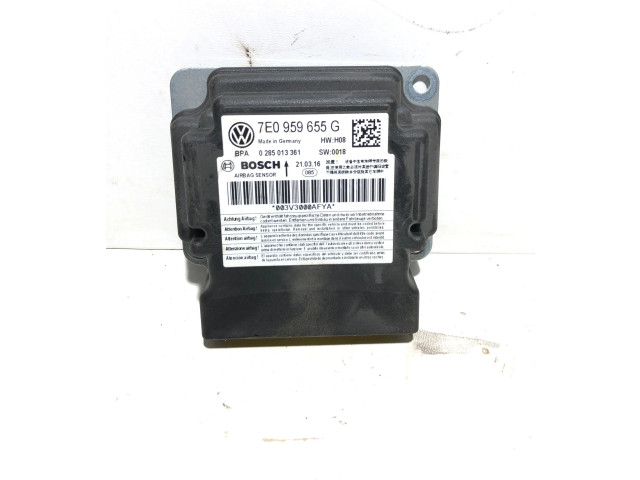 Блок подушек безопасности 7E0959655G, 0285013361   Volkswagen Transporter - Caravelle T6