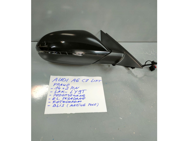 Зеркало электрическое        Audi A6 S6 C7 4G  2011 - 2018 года   